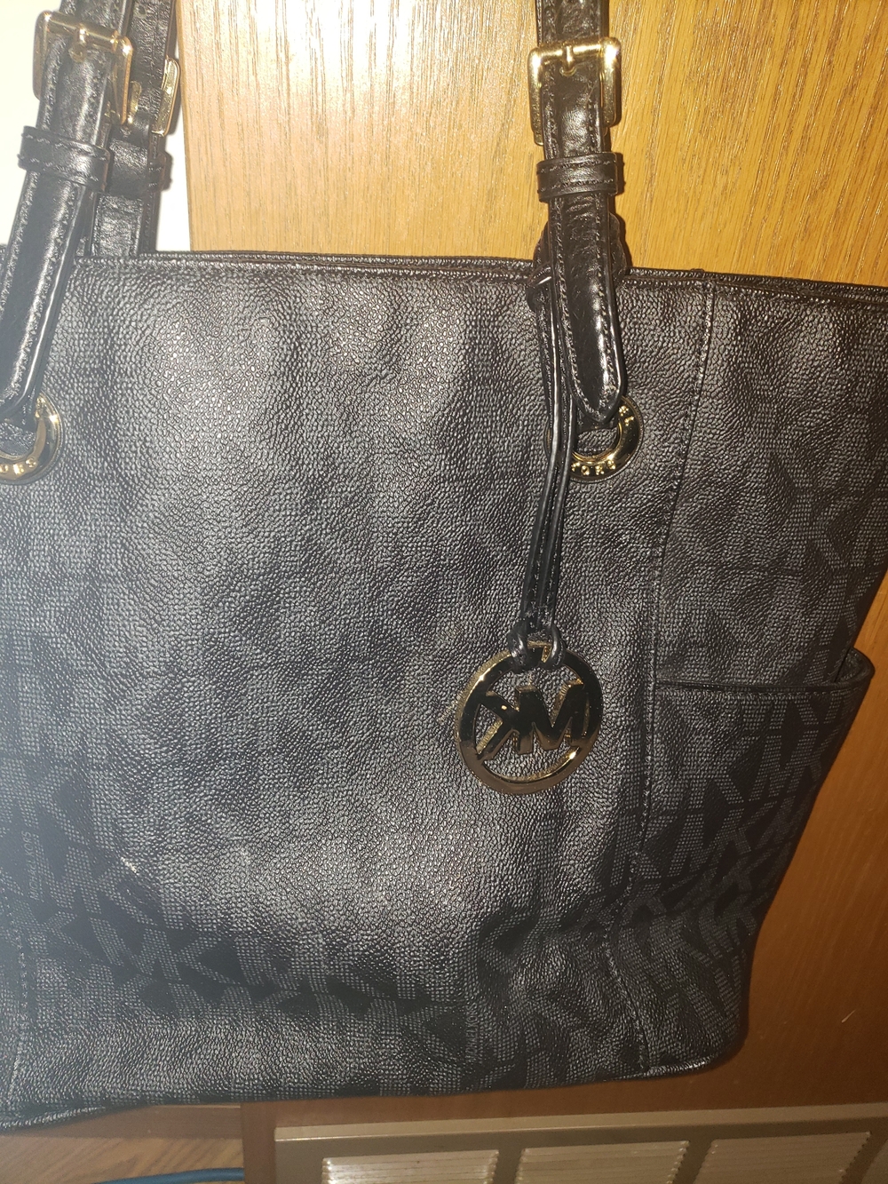 Michael Kors Black Logo Tote Bag